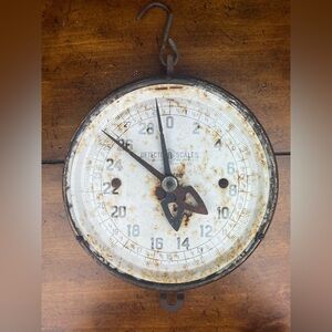 Vintage Detecto Co New York Hanging Mill Scale Farmhouse Rustic Primitive Barn